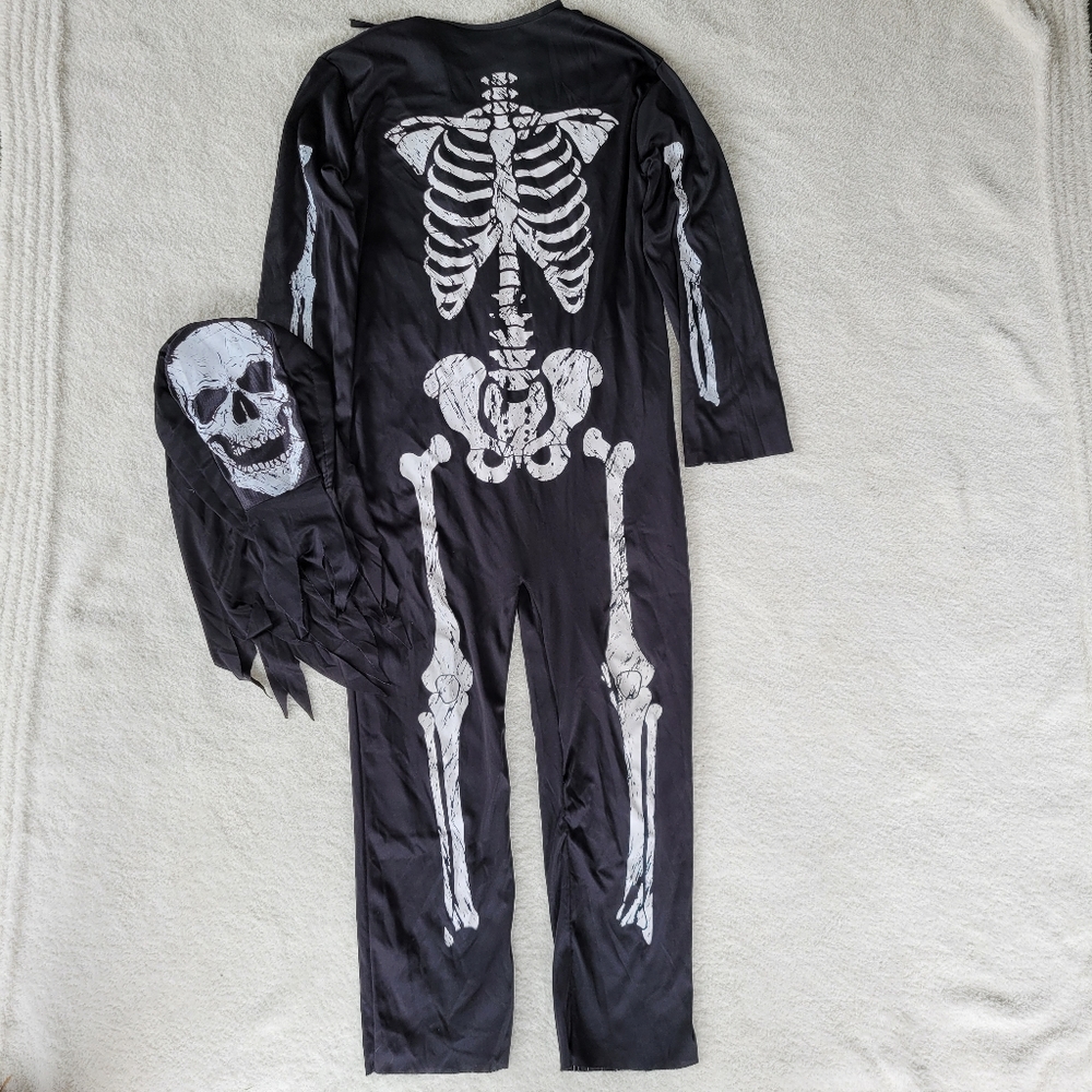Skeleton Costume Kids Size Medium (8-10)